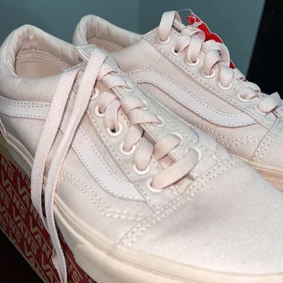 Blush Pink Retro Vans - Picture 5 of 6